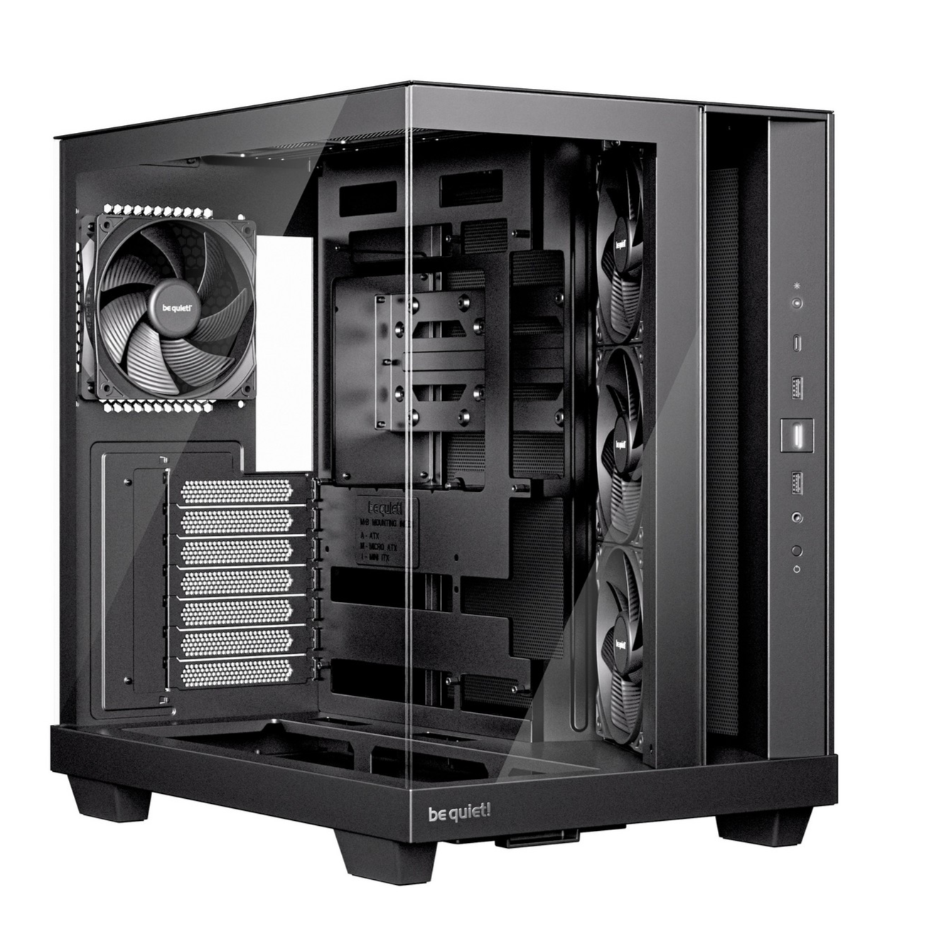 Case be quiet!  Light Base 500 Midi - Black