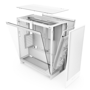 Case NZXT H7 FLOW RGB MIDI Tower - White
