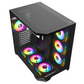 Case Rampage MEGA V1 850W 80 Plus Bronze 3 Sides Temp, Glass 7x12 ARGB Fan Controller - Black