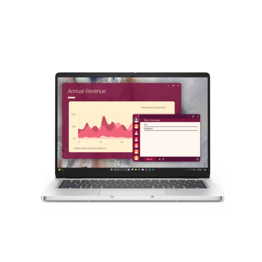 Laptop DELL Inspiron 3535 - AMD Ryzen™ 7 7730U, 16GB RAM, 1TB SSD, 15.6" FHD, 120Hz, Wi-Fi, Ubuntu, Platinum Silver