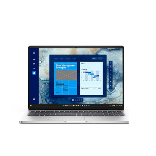 Laptop DELL Pro 16 (PC16250) - Intel Ultra 7 255U, 16GB RAM, 512GB SSD, 16" FHD+, Wi-Fi 6E, Ubuntu, Platinum Silver