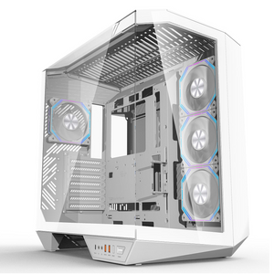 Case Darkflash DY470, Mid‑Tower, 4 × 120 mm ARGB Fans - White