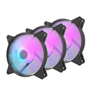 Ventilator Fan Darkflash C6, 120 mm ARGB 3‑in‑1 Pack - Black