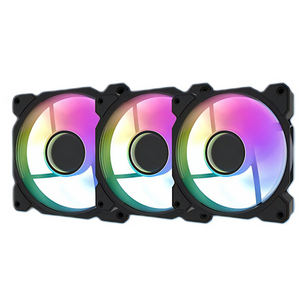 Ventilator Fan Darkflash DR08, 120mm ARGB 3-in-1 Kit Pack - Black