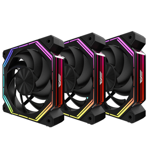 Ventilator Fan Darkflash Infinity 32, 120mm ARGB 3-in-1 Kit Pack - Black