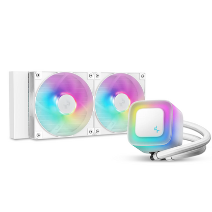 Ftohës DeepCool LE240 WH V2 All-in-One Liquid CPU Cooler - White RGB