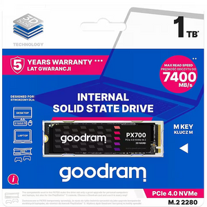 Disk SSD GoodRam PX700 1TB M.2 2280 PCI-E x4 Gen4 NVMe