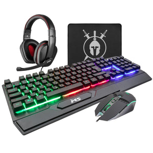 MS Elite C500 Gaming Combo Set, KEYBOARD, MOUSE, HEADSET, MOUSEPAD