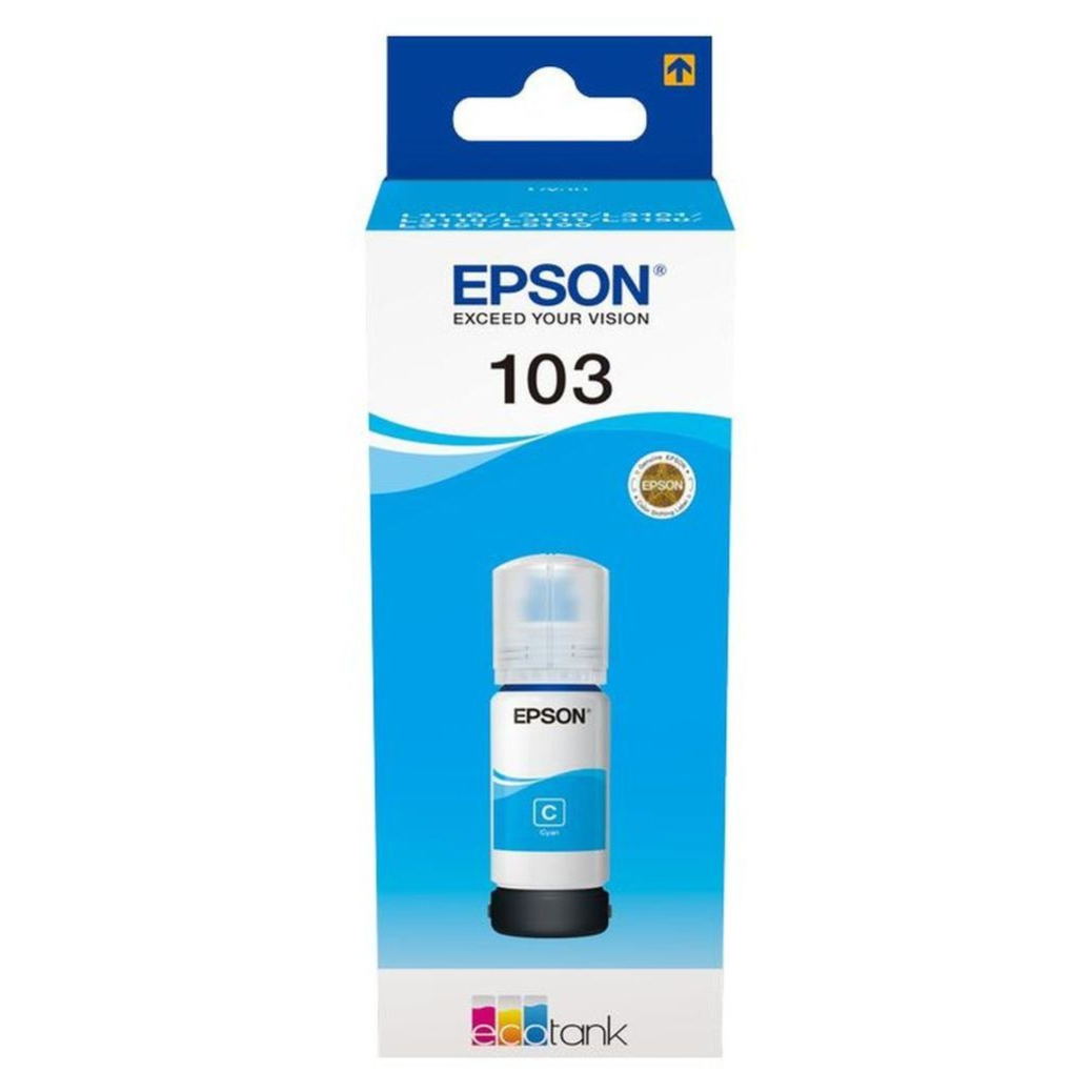 Ngjyrë për printer Epson 65ml 103 - Cyan