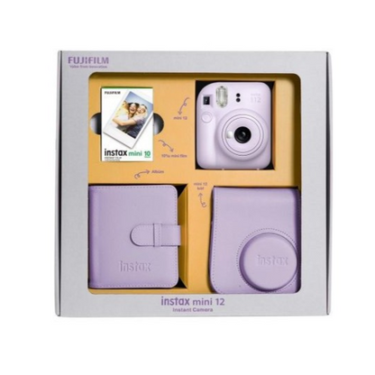 Fotoaparat FUJIFILM INSTAX MINI 12 + 20 Film + Album + Case, Purple