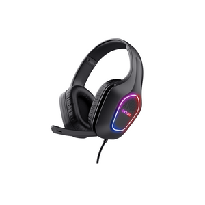 Kufje Trust Gaming GXT 416 Zirox LED, Wired 3.5mm, USB-A, Black