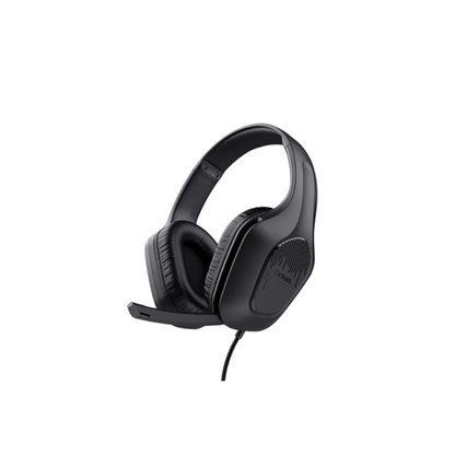 Kufje Trust Gaming GXT 415 Zirox, Wired 3.5mm, Black