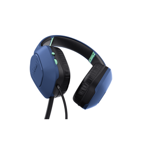 Kufje Trust Gaming GXT 415B Zirox, Wired 3.5mm, Blue