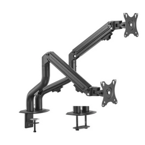 Mbajtës GEMBIRD Desk Mount for 2 Monitors për 17–32 -inch - Black