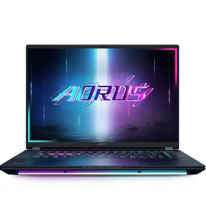 Laptop GIGABYTE AORUS MASTER 16 Gaming Laptop 16-inch 240Hz OLED 2560x1600, Intel Ultra 9 275HX, NVIDIA GeForce RTX 5090, 32GB DDR5, 2TB SSD, Black RGB