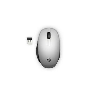 Mouse HP Dual-Mode Wireless + Bluetooth, Silver