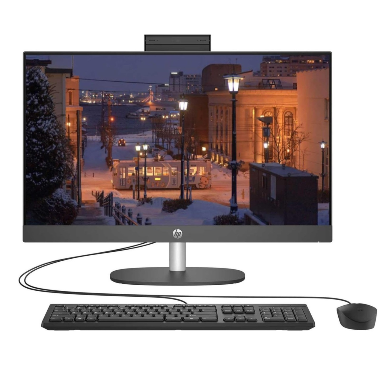 Kompjuter HP PC AiO ProOne 240 G10 – 23.8-inch FHD IPS Non-Touch, Intel Core i5-1334U, 16GB DDR4‑3200, 512GB NVMe SSD, Intel Iris X Graphics, Wired Keyboard & Mouse, FreeDOS, Iron Grey