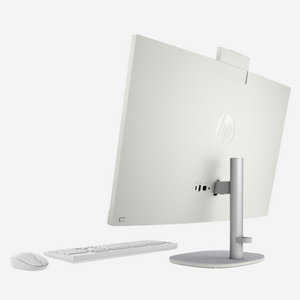 Kompjuter HP PC AIO – 23.8-inch FHD IPS Anti-Glare, Intel Core i5‑1335U, 8GB DDR4‑3200, 512GB NVMe SSD, Intel Iris X Graphics, Wired Keyboard & Mouse, FreeDOS, Shell White