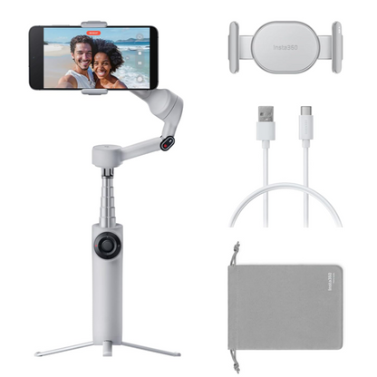 Stabilizues Insta360 Flow 2 Standard Bundle, Stone Gray