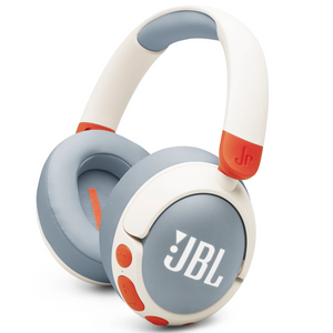 Kufje JBL JR 470 NC – Kids Wireless Over‑Ear Headphones, Active Noise Cancelling - White