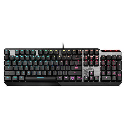 Tastierë Gaming MSI Vigor GK50 QWERTZ Low Profile Gaming Keyboard White Switches/ black