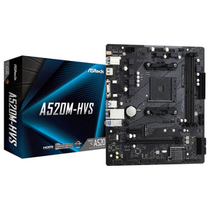 Pllakë Amë Motherboard AM4 ASRock A520M-HVS mATX