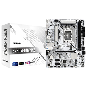 Pllakë Amë Motherboard 1700 ASRock B760M-HDV M.2 DDR4