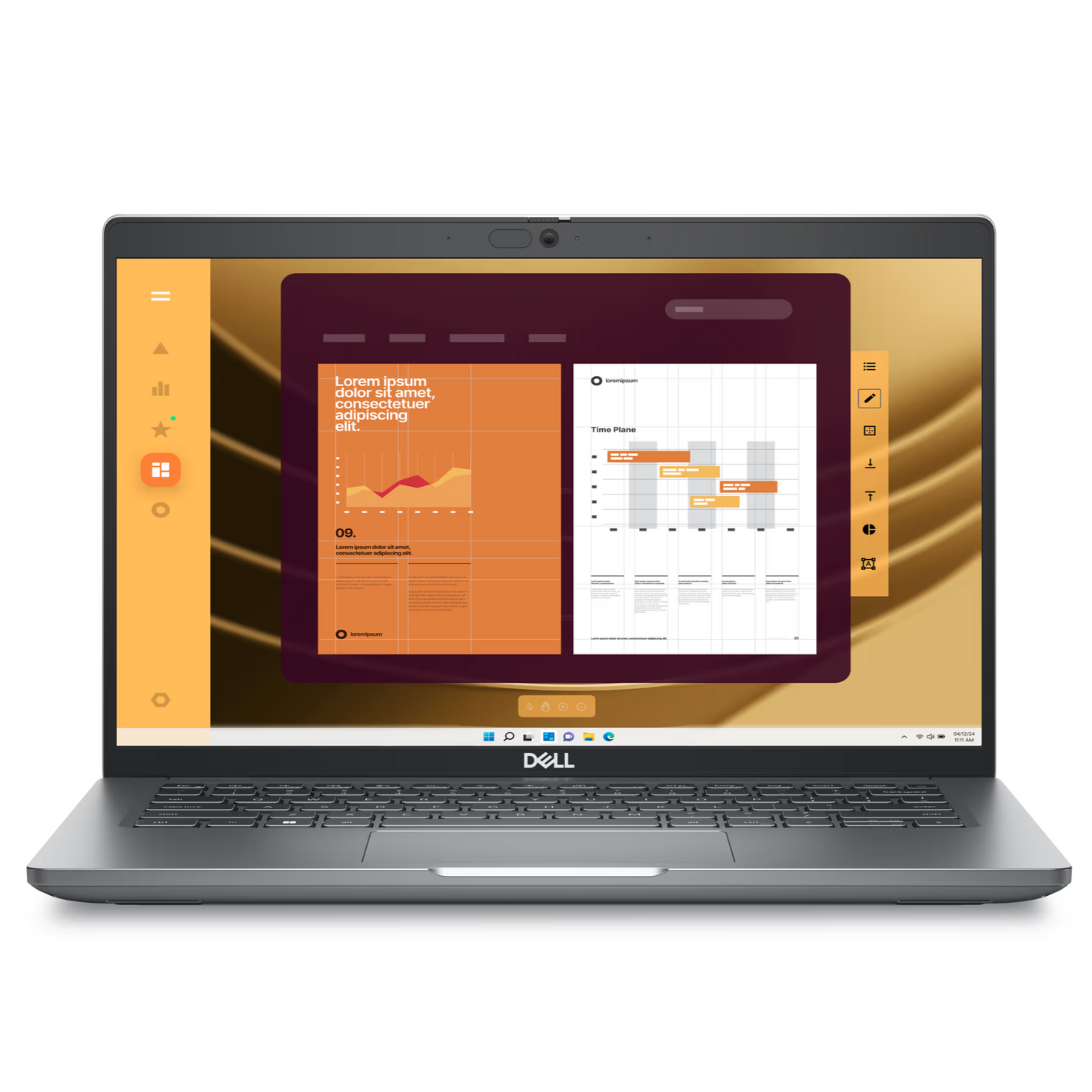 Laptop Dell Latitude 5550, FHD 15.6-inch Touchscreen, Intel Core Ultra 5 135U, 14CPUs, 16GB RAM DDR5, 512GB SSD - Silver  (Used)