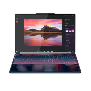 Laptop Lenovo Yoga Book 9 14IAH10 2x14" WQXGA+ OLED, Intel Core Ultra 7 255H, 32GB LPDDR5x, 1TB SSD, Intel Arc 140T GPU, Wi-Fi7 + Bluetooth 5.4, Windows 11 Pro, Tidal Teal