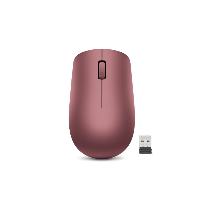 Mouse Wireless Lenovo 530, Cherry Red