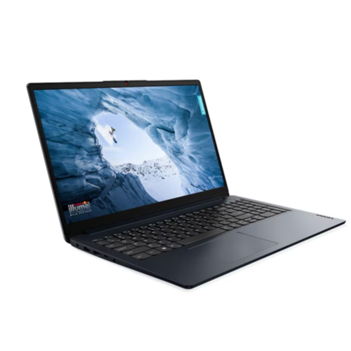 Laptop Lenovo IdeaPad 1 15IJL7 15.6" HD, Intel Celeron N4500, 8GB RAM, 256GB SSD, Intel UHD Graphics, Wi-Fi 6 + Bluetooth 5.2, FreeDOS, Abyss Blue