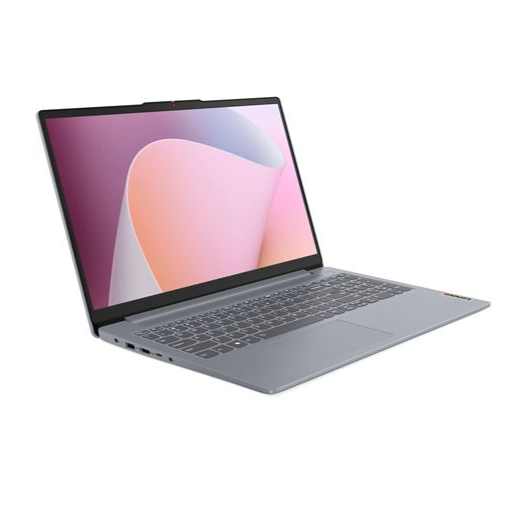 Laptop Lenovo IdeaPad Slim 3 15AMN8 15.6" FHD TN, AMD Ryzen 5 7520U, 8GB LPDDR5, 512GB SSD, AMD Radeon 610M Graphics, Wi-Fi6 + Bluetooth 5.2, FreeDOS, Arctic Grey