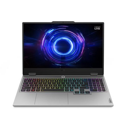 Laptop Lenovo LOQ 15IRX10 15.6" FHD IPS 144Hz, Intel Core i7-13650HX, 32GB DDR5, 1TB SSD, NVIDIA GeForce RTX 5050 8GB GDDR7, Wi-Fi6 + Bluetooth 5.2, FreeDOS, Luna Grey