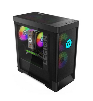 Kompjuter Build GAMING PC Lenovo Legion T5 26IAB7, Intel Core i5-12400, 16GB DDR5, 1TB SSD, NVIDIA GeForce RTX 3060 Ti, Air Cooling with ARGB, FreeDOS, Black.