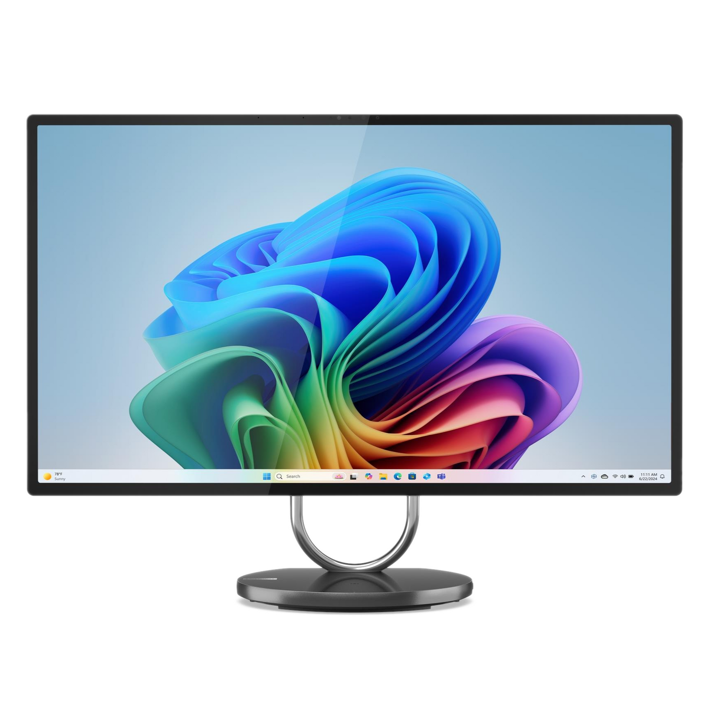 Kompjuter Lenovo Yoga 32ILL10 All‑in‑One 31.5-inch, UHD 3840x2160, Intel Core Ultra 7, Intel Arc Graphics, 16GB RAM LPDDR5x, 1TB SSD - Storm Grey