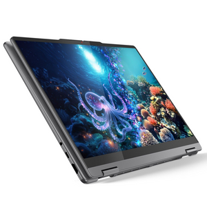 Laptop Lenovo Yoga 7 14" 2-in-1, Intel Core Ultra 5 226V, 16GB LPDDR5X, 512GB SSD, Intel Arc Graphics, OLED Display, Wi-Fi, Pen, FreeDOS, Luna Grey