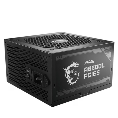 Furnizues i energjisë MSI MAG A850GL PSU 850W, PSIE5, 0 PLUS Gold ATX Fully Modular