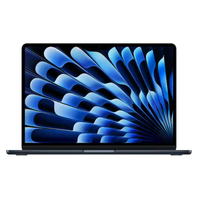 Laptop Apple MacBook Air 15.3 inch M4, 10-core CPU, 10-core GPU, 16GB RAM, 256GB SSD - Midnight