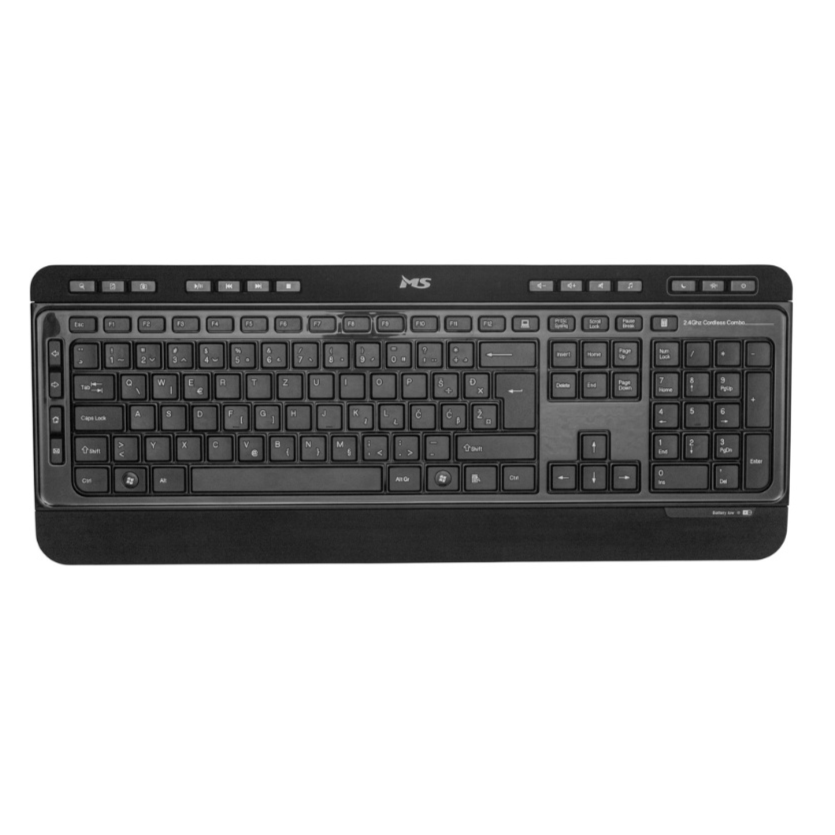 Tastierë MS ALPHA M500, Wireless - Black