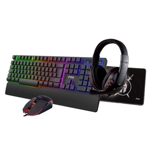 Tastierë Combo MS Elite C501 4in1 - Tastiere + Maus + Maus Pad + Kufje