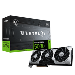 Kartelë Grafike MSI RTX 5080 Ventus 3X OC Plus 16GB GDDR7 Core Clock