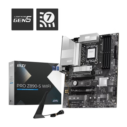 MSI PRO Z890-P WIFI – DDR5, PCIe 5.0, Wi-Fi 7, 5GbE LAN