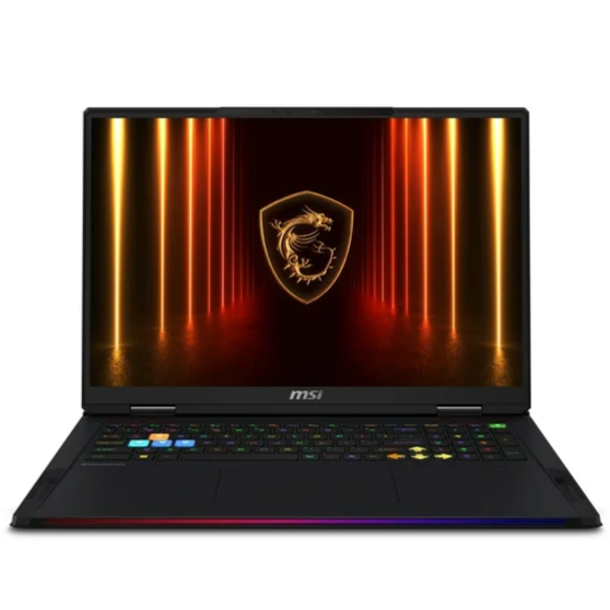 Laptop MSI Raider A18 HX 18-Inch UHD+ Gaming Laptop, AMD Ryzen 9 9955HX3D, NVIDIA GeForce RTX 5080, 32GB DDR5, 2TB SSD, Core Black