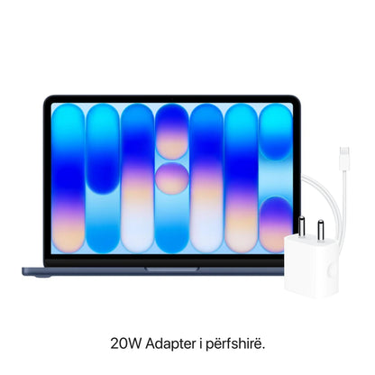 Laptop Apple MacBook Neo 13-inch A18 Pro, 6-Core CPU, 5-Core GPU, 8GB RAM, 512GB SSD - Indigo + 20W Adapter