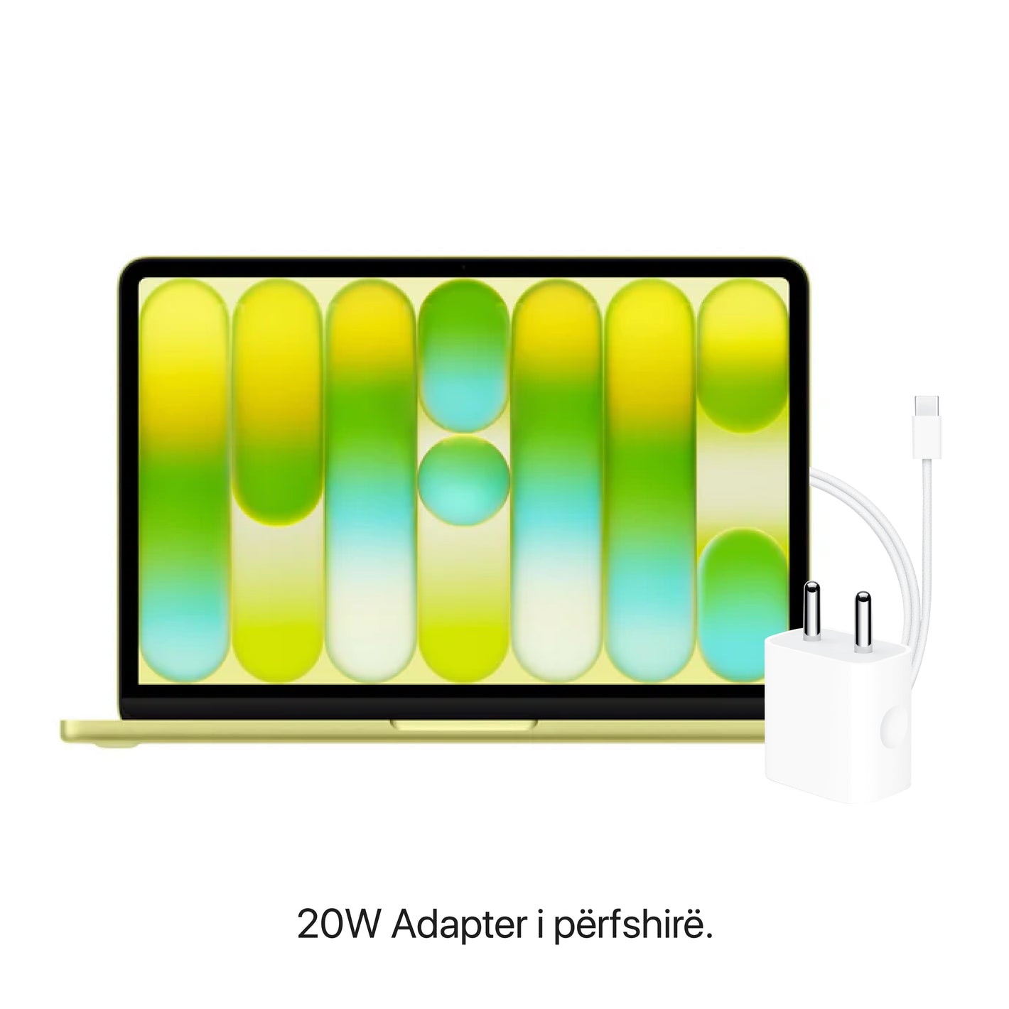 Laptop Apple MacBook Neo 13-inch A18 Pro, 6-Core CPU, 5-Core GPU, 8GB RAM, 512GB SSD - Citrus + 20W Adapter