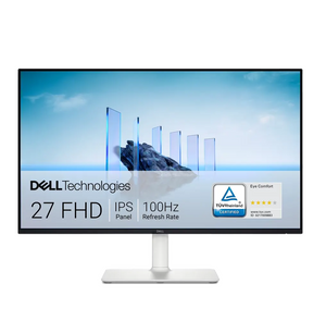Monitor DELL S2725HS (27") FHD IPS 100Hz, Black Frame, White Stand.