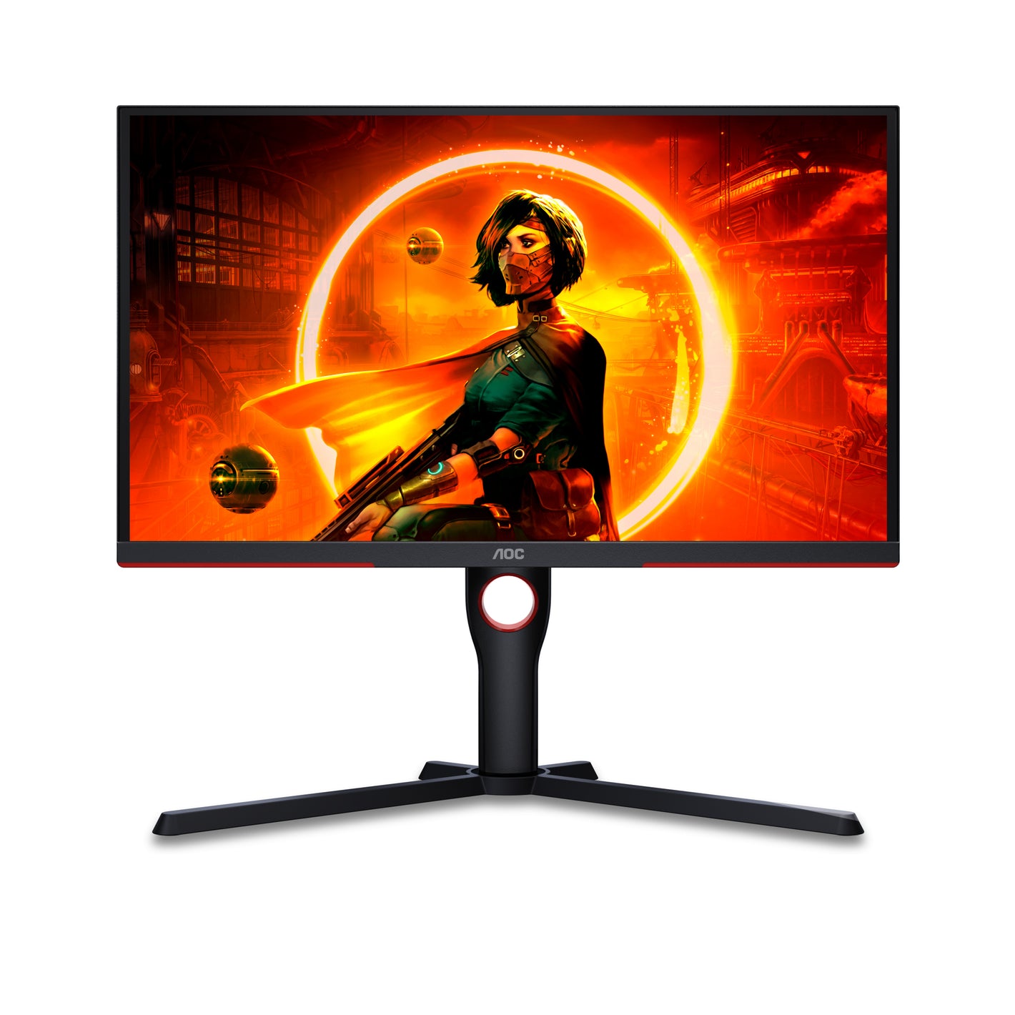 Gaming Monitor AOC 25G3ZM/BK, FHD 24.5-inch, 240Hz, 1ms, VA, 2xHDMI, DisplayPort, Height Adjustment