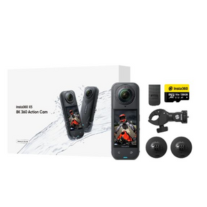 Kamerë, Insta360 X5 Motorcycle Bundle, Black