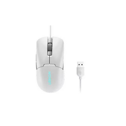 Mouse Gaming Lenovo Legion M300s, White+RGB