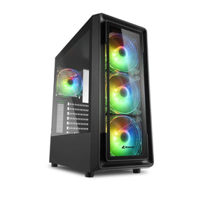 Case Sharkoon TK4 RGB Midi Tower Black